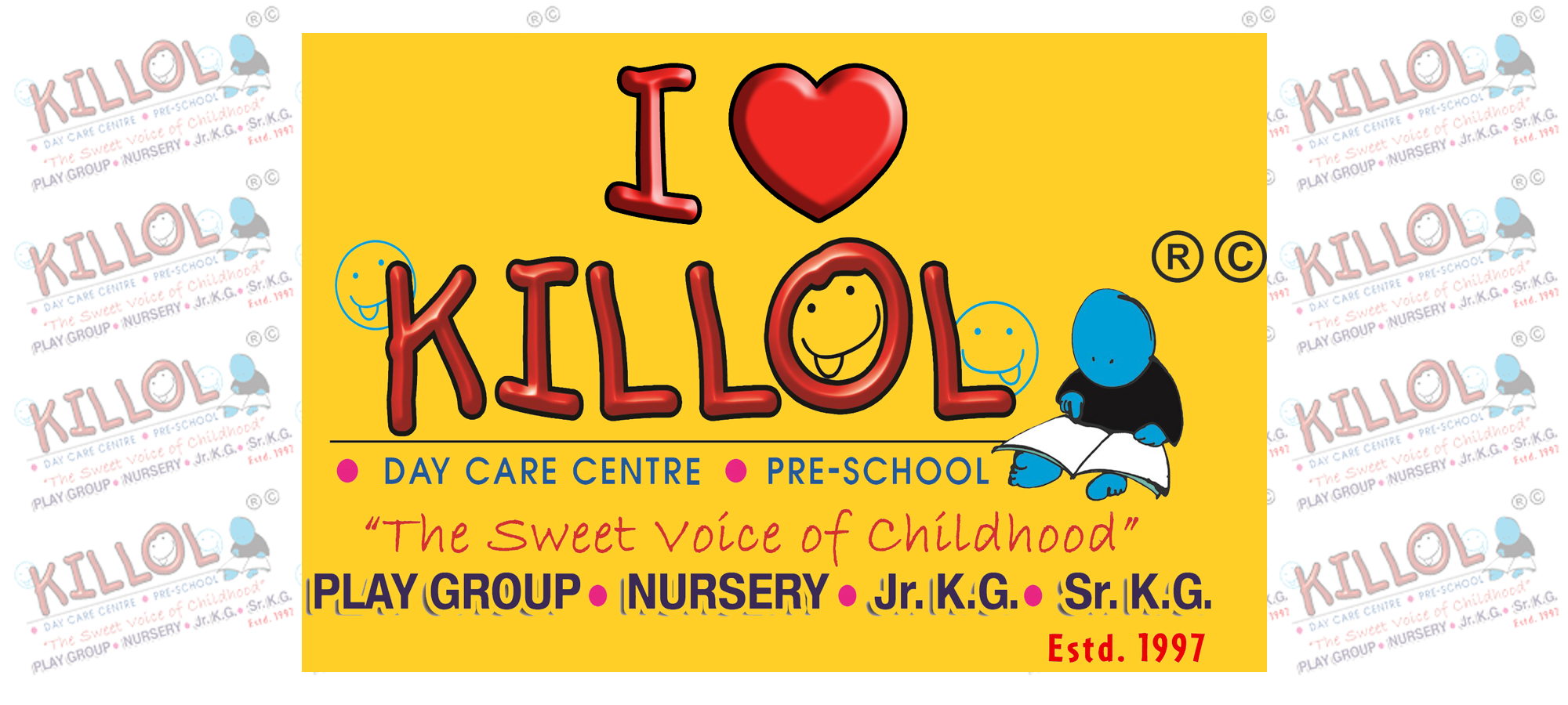Children playing at Killol Day Care Centre & Pre School in Adajan, Surat